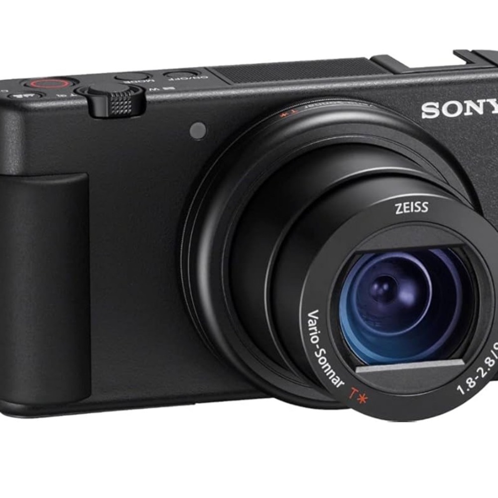 Sony ZV-1 Camera with glass screen protector and bundle